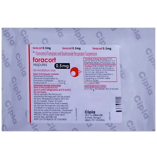 foracort 0.5 respules 5 x 2 ml